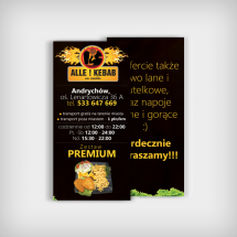 Ulotka AlleKebab