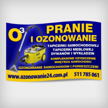 Baner Pranie i Ozonowanie