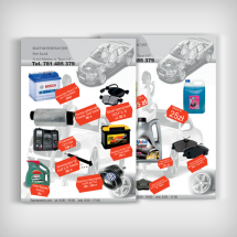 Ulotka Sklep Motoryzacyjny