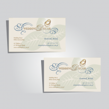Wizytówki Wedding Decor 02
