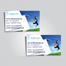 Wizytówki Fitness Styl